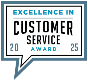 Excellence in Customer Service Award 2025 Badge