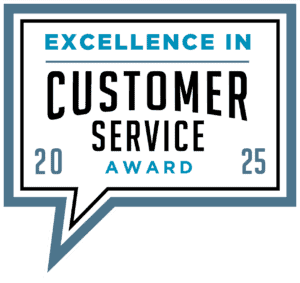 Excellence in Customer Service Award 2025 Badge