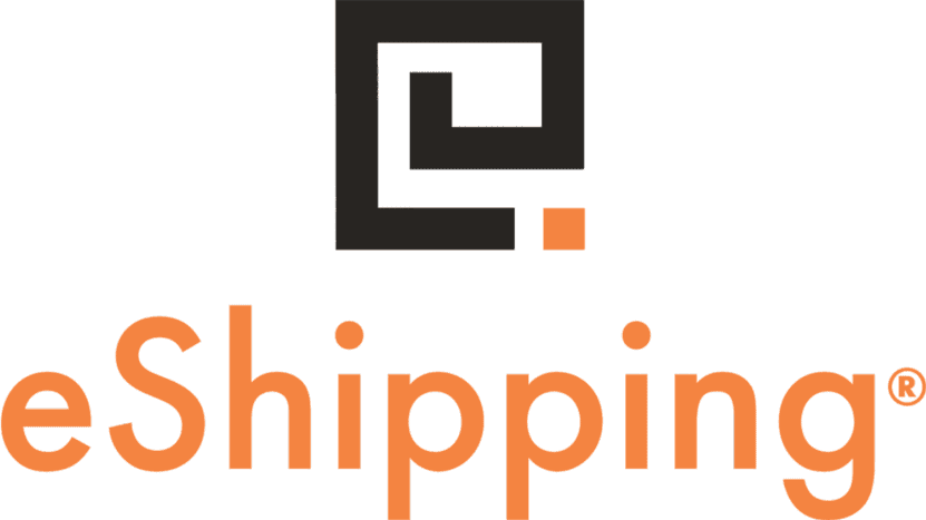 Cloud-based eShipping logistics platform logo for streamlined freight management and transportation solutions.
