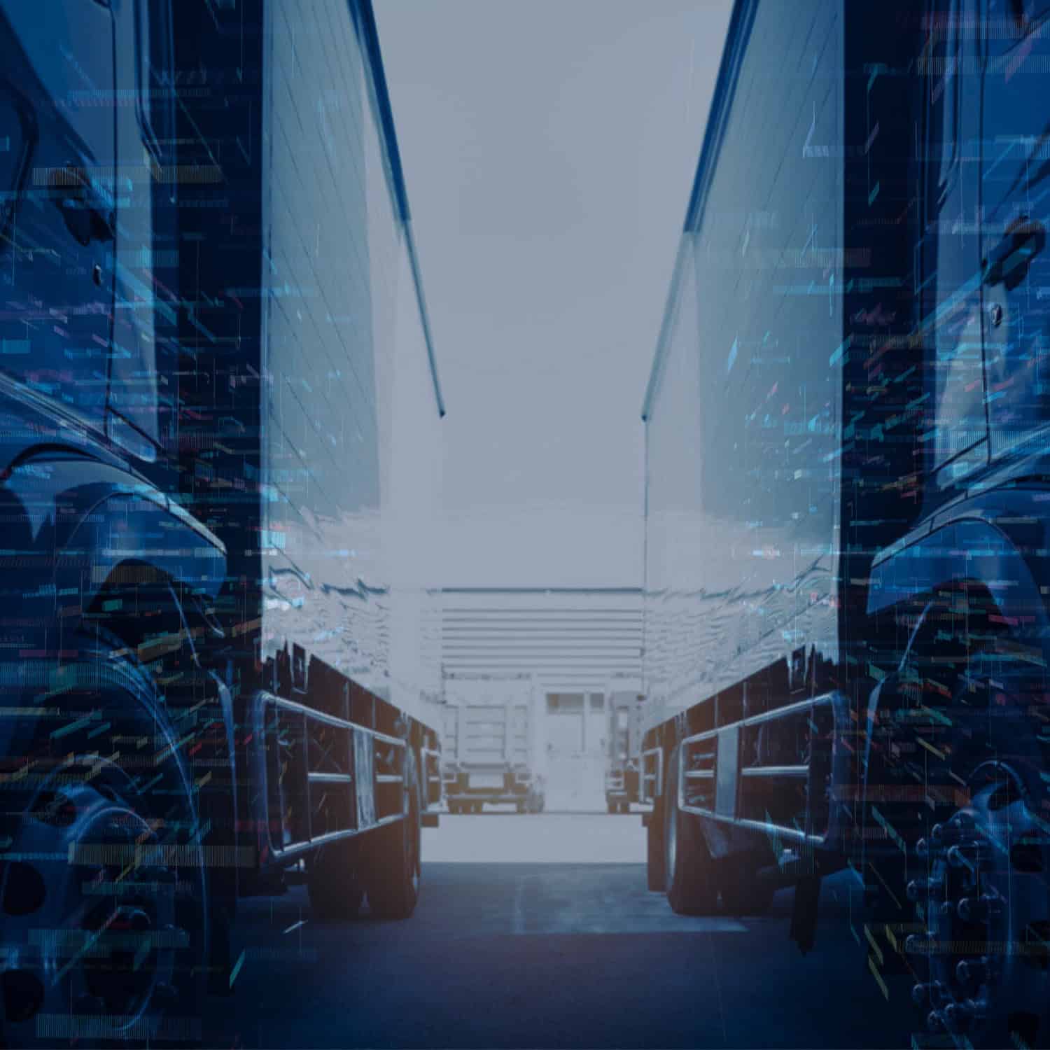 Advanced data center servers with digital overlay, highlighting IT infrastructure and cloud technology solutions.