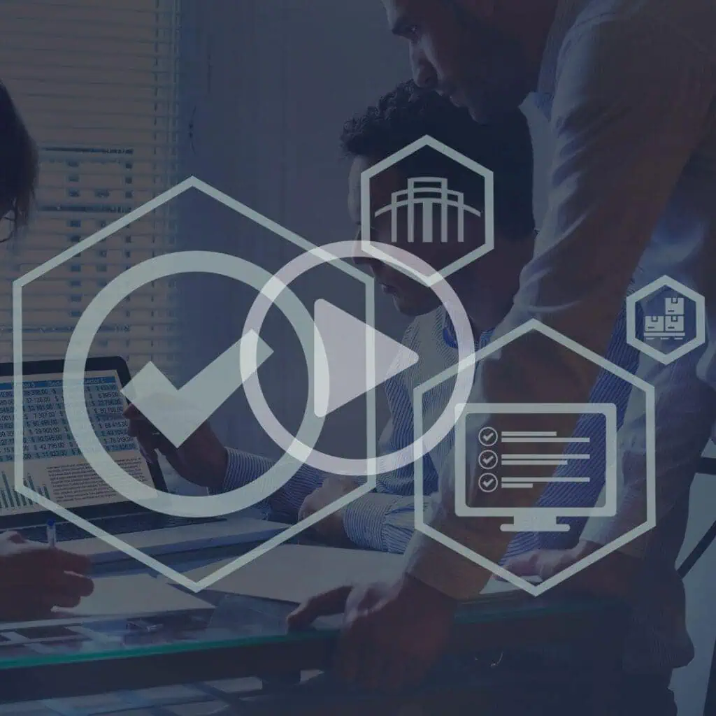 Hands-on business team analyzing data and technology integration at workspace.