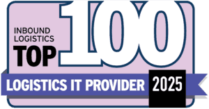 Inbound Logistics: Top 100 Logistics IT Provider 2025 Badge