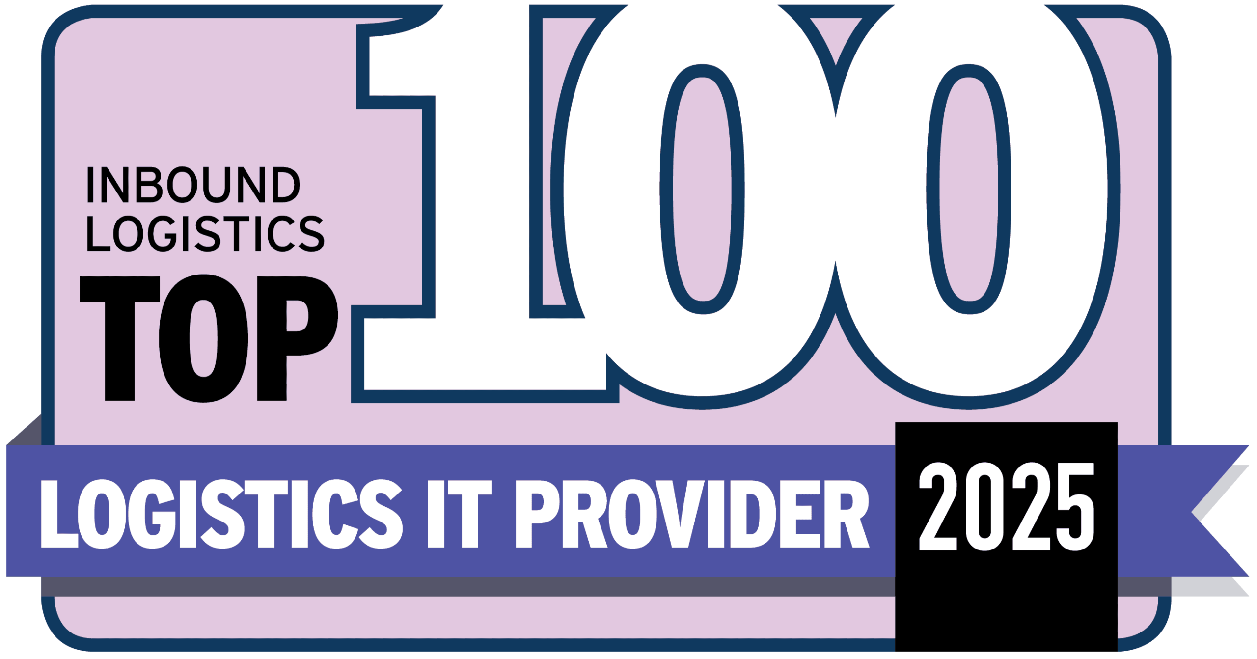 Inbound Logistics: Top 100 Logistics IT Provider 2025 Badge